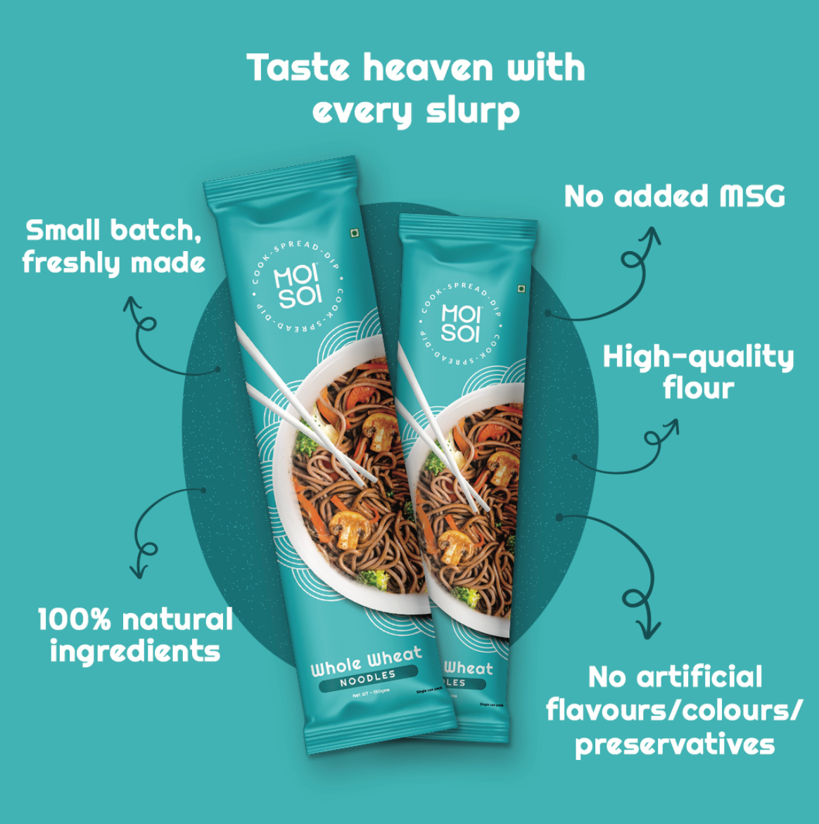 Whole Wheat Noodles (Pack of 3)