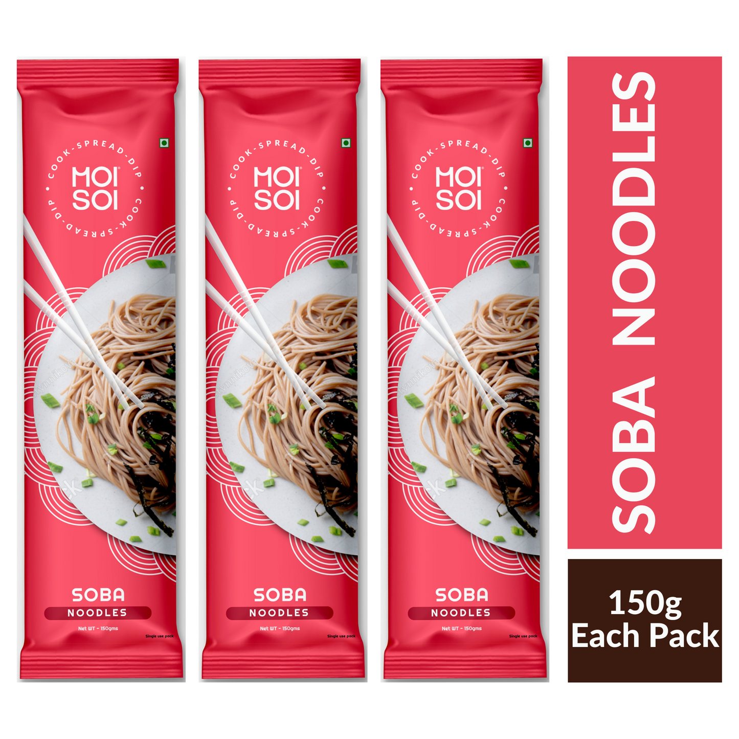 Soba Noodles: Japanese Noodles (Pack of 3)