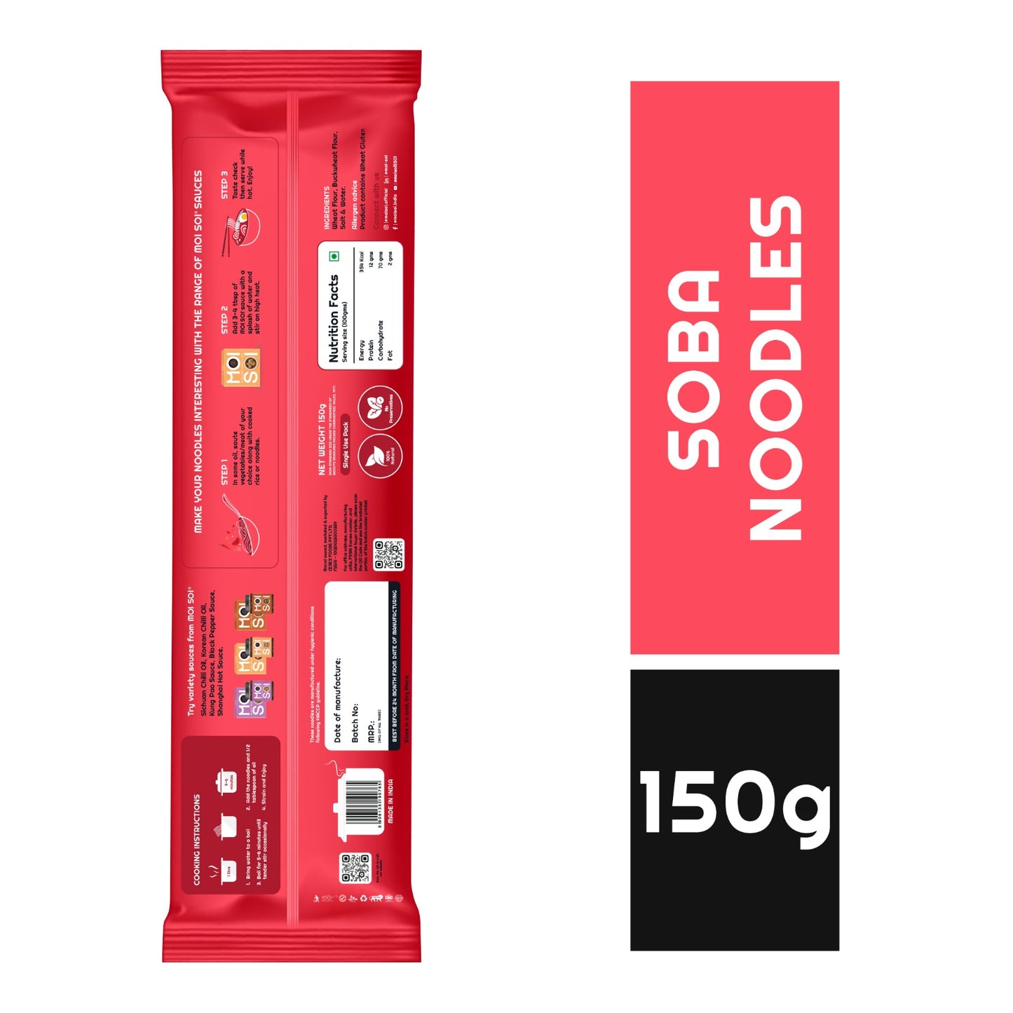 Soba Noodles: Japanese Noodles (Pack of 3)