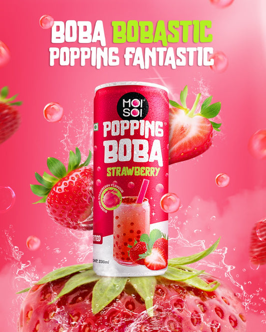 Popping Boba Strawberry Flavour 330ml