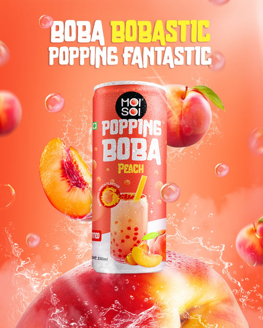 Popping Boba Peach Flavour 330ml