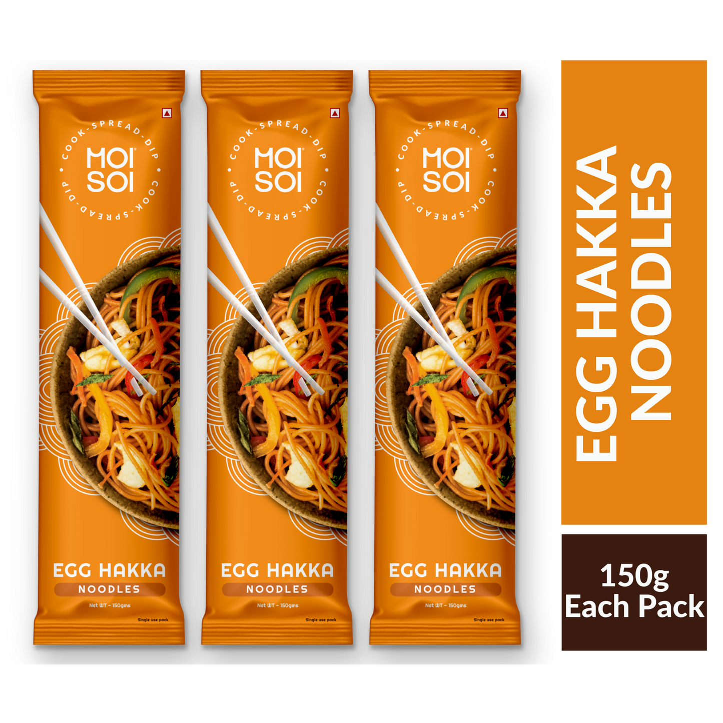 Moi Soi Hakka Chowmein Noodles : Egg (Pack of 2)