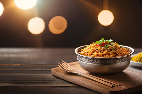 Instant Hakka Chowmein Noodles in 5 Minutes