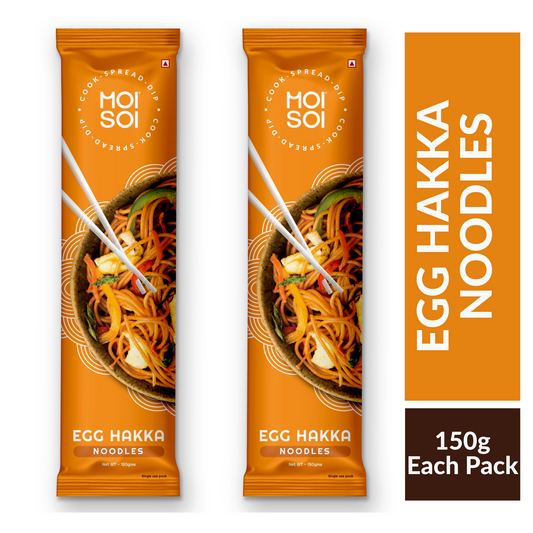 Moi Soi Hakka Chowmein Noodles : Egg (Pack of 2)