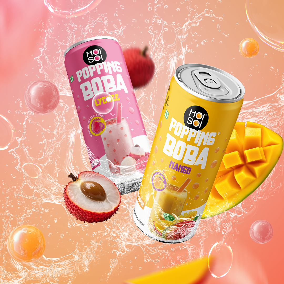 Popping Boba Mango & Lychee Combo