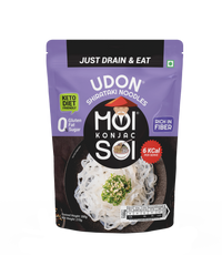 Udon Shirataki Noodles, Front side