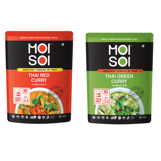 MOI SOI Thai Green & Red Curry Pack Combo