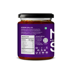 Korean Chilli Oil, Back side