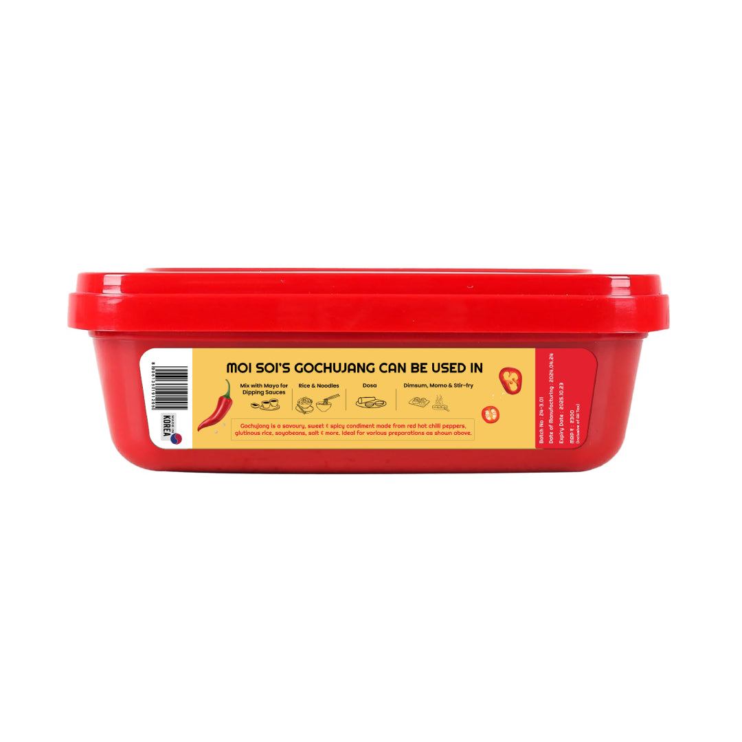 Korean Gochujang, back side