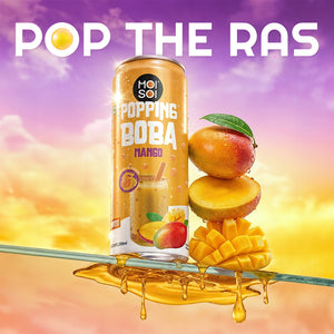 Moi Soi Popping Boba with Mango fruit drink