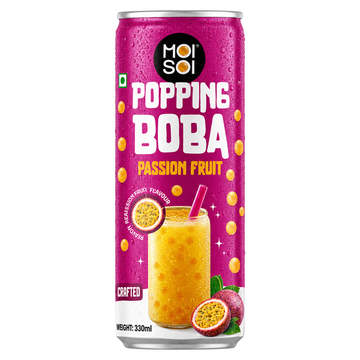 Moi Soi Popping Boba with Passsion fruit drink