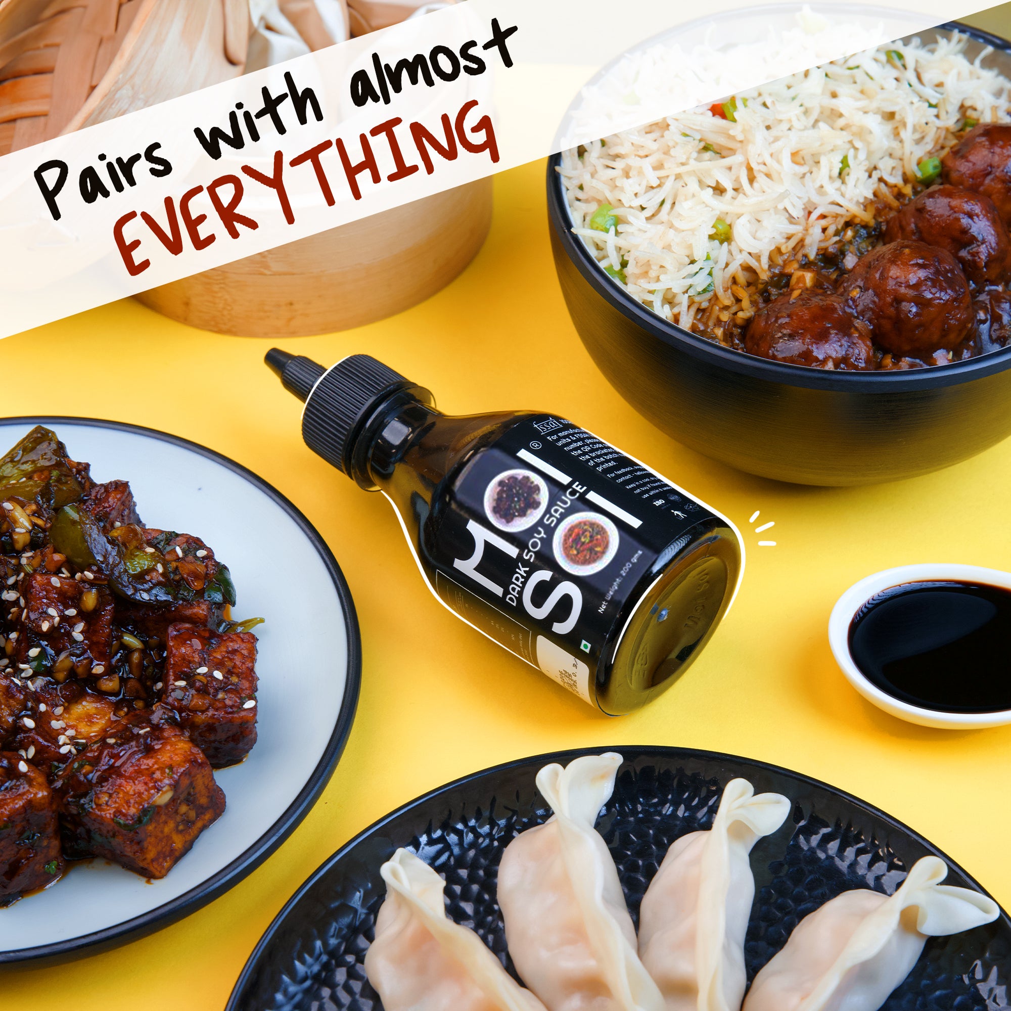 Dark Soy Sauce, Pair with almost everything