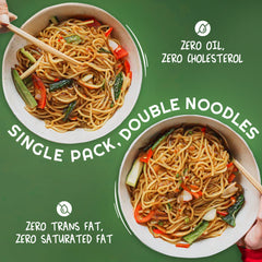 Instant Hakka Chowmein Noodles, Single pack double noodle