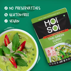 Thai Green Curry, No preservatives, Gluten-free & Vegan
