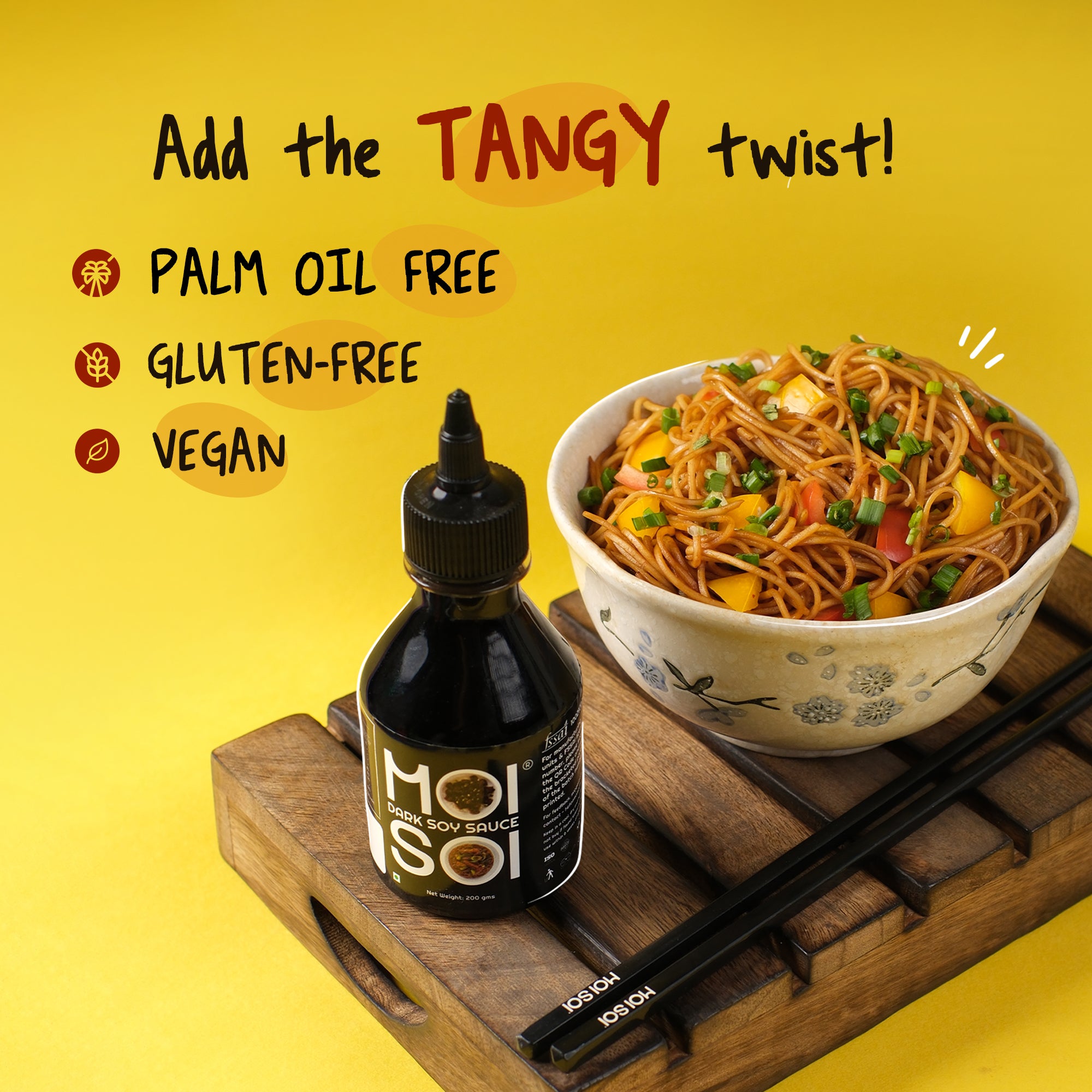 Dark Soy Sauce, Palm oil free, Gluten-free, Vegan