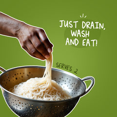 Udon Shirataki Noodles, Just drain, wash and eat!