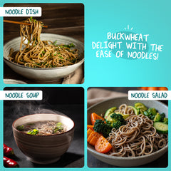 Buckwheat Soba Noodles, Noodle dish, Soup & Salad