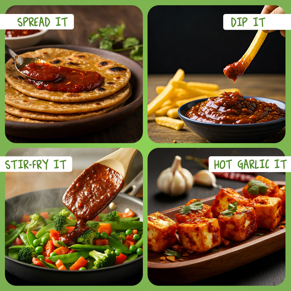 Hot Garlic Sauce, dip, stir-fry and spread