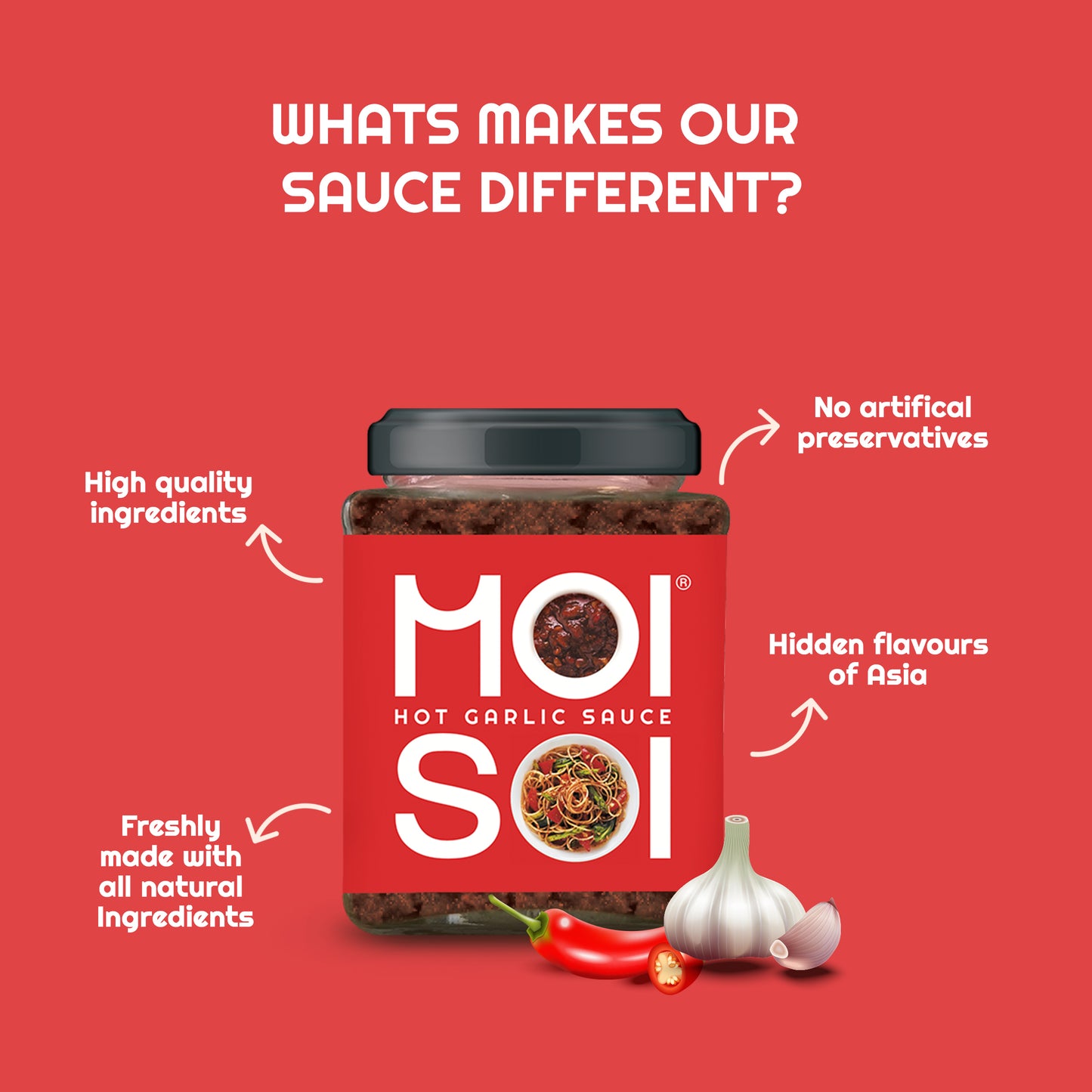 Moi Soi Hot Garlic Sauce